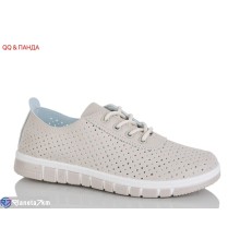 Кросівки жіночі на літо (8 пар р.37-41) бежевий  "QQ&Панда"