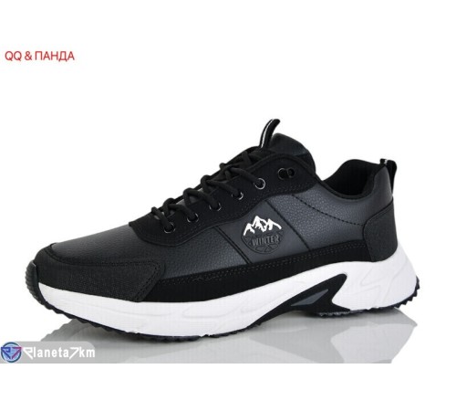 Кросівки чоловічі на весну/осінь (8 пар р.41-46) чорний  "QQ&Панда"