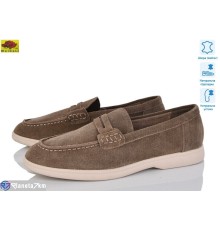 Туфлі жіночі на весну/осінь (8 пар р.36-41) коричневий  "Mei De Li"