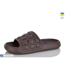 Шлепки жіночі на літо (6 пар р.36-41) коричневий  "Melinda"