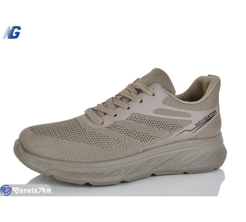 Кросівки чоловічі на весну/осінь (8 пар р.40-45) бежевий  "Navigator"