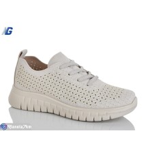 Кросівки жіночі на літо (8 пар р.36-41) бежевий  "Navigator"