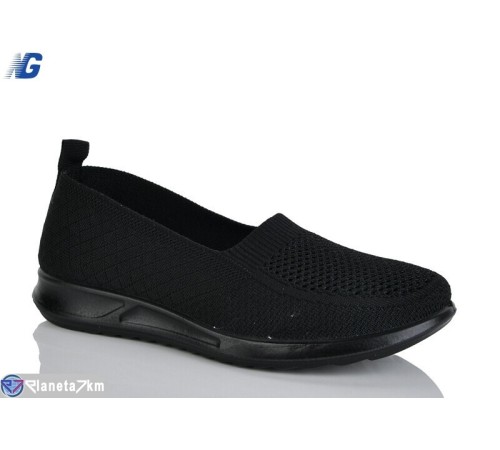 Туфлі жіночі на літо (8 пар р.36-41) чорний  "Navigator"