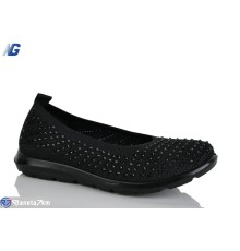 Балетки жіночі на літо (8 пар р.36-41) чорний  "Navigator"