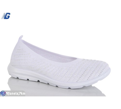 Балетки жіночі на літо (8 пар р.36-41) білий  "Navigator"