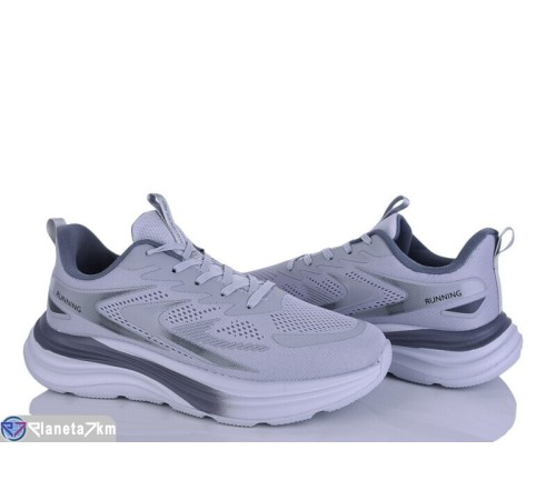 Кросівки чоловічі на весну/осінь (8 пар р.39-44) сірий  "LEVLU"