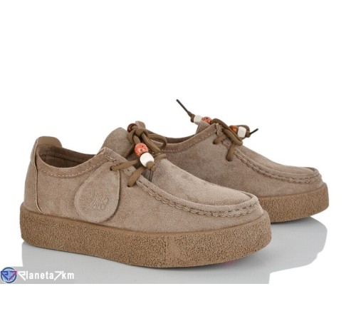 Туфлі жіночі на весну/осінь (8 пар р.36-41) коричневий  "LOREDANA"