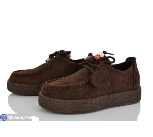 Туфлі жіночі на весну/осінь (8 пар р.36-41) коричневий  "LOREDANA"