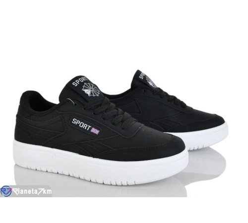 Кросівки жіночі на весну/осінь (8 пар р.36-41) чорний  "LOREDANA"