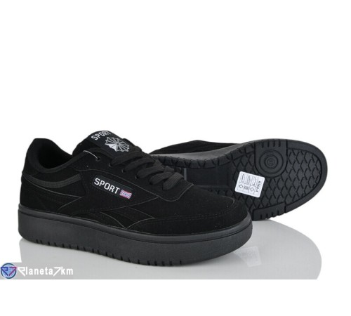 Кросівки жіночі на весну/осінь (8 пар р.36-41) чорний  "LOREDANA"