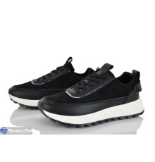 Кросівки жіночі на весну/осінь (8 пар р.36-41) чорний  "LOREDANA"