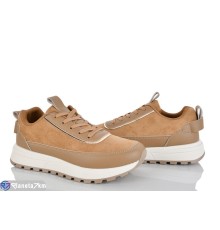 Кросівки жіночі на весну/осінь (8 пар р.36-41) коричневий  "LOREDANA"