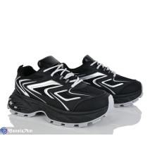 Кросівки жіночі на весну/осінь (8 пар р.36-41) чорний  "LOREDANA"