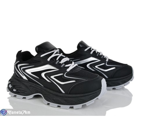 Кросівки жіночі на весну/осінь (8 пар р.36-41) чорний  "LOREDANA"