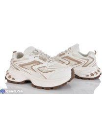 Кросівки жіночі на весну/осінь (8 пар р.36-41) бежевий  "LOREDANA"