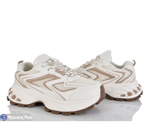 Кросівки жіночі на весну/осінь (8 пар р.36-41) бежевий  "LOREDANA"