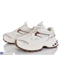 Кросівки жіночі на весну/осінь (8 пар р.36-41) бежевий  "LOREDANA"