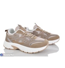 Кросівки жіночі на літо (8 пар р.36-41) коричневий  "LOREDANA"