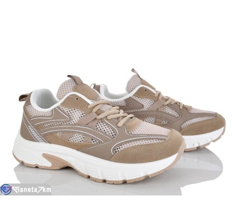 Кросівки жіночі на літо (8 пар р.36-41) коричневий  "LOREDANA"