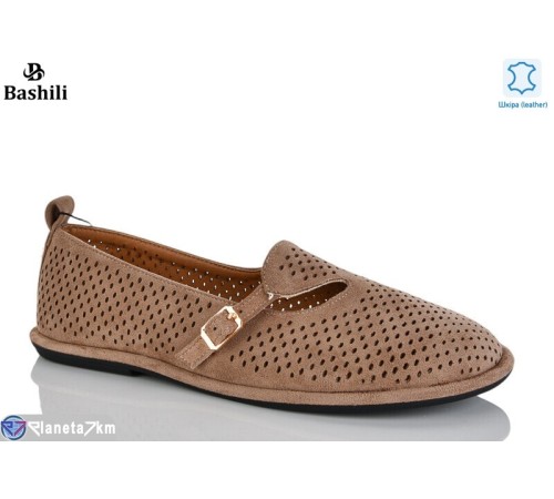 Балетки жіночі на літо (8 пар р.36-41) коричневий  "Башили"