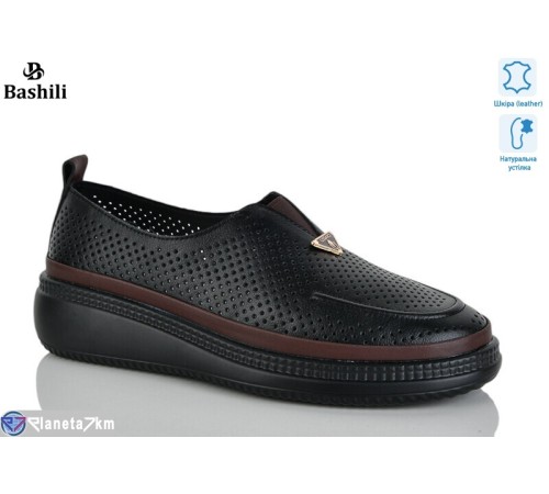 Туфлі жіночі на весну/осінь (8 пар р.36-41) чорний  "Башили"