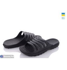 Шлепки чоловічі на літо (8 пар р.40-46) чорний  "Favora"