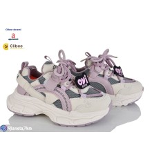 Дитячі кросівки на весну/осінь (6 пар р.32-37) фіолетовий  "BELIES-D"