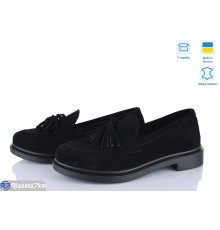 Туфлі жіночі на весну/осінь (6 пар р.37-40) чорний  "Linda"