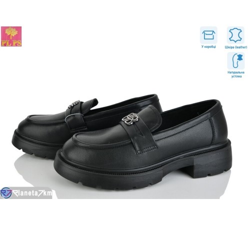 Туфлі жіночі на весну/осінь (6 пар р.36-40) чорний  "PLPS"