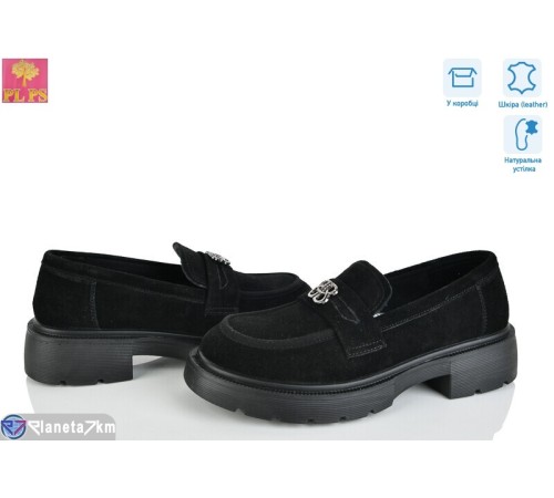 Туфлі жіночі на весну/осінь (6 пар р.36-40) чорний  "PLPS"