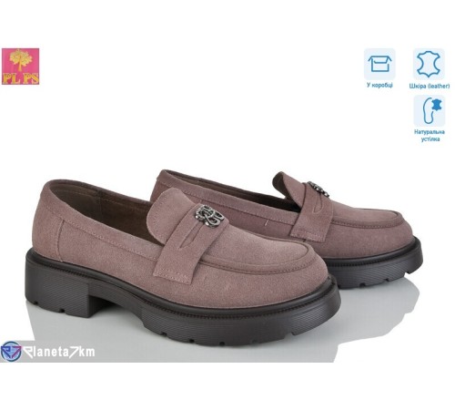 Туфлі жіночі на весну/осінь (6 пар р.36-40) коричневий  "PLPS"