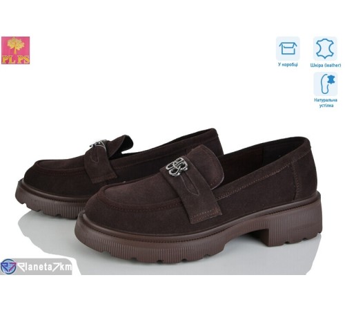 Туфлі жіночі на весну/осінь (6 пар р.36-40) коричневий  "PLPS"