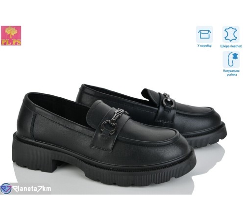 Туфлі жіночі на весну/осінь (6 пар р.36-40) чорний  "PLPS"