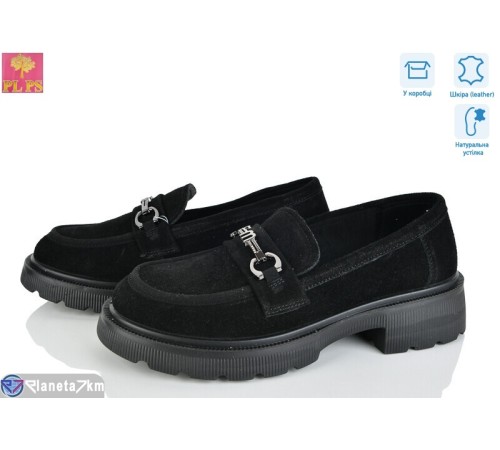 Туфлі жіночі на весну/осінь (6 пар р.36-40) чорний  "PLPS"