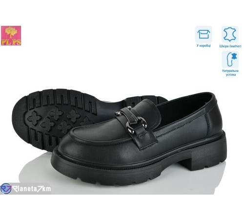 Туфлі жіночі на весну/осінь (6 пар р.36-40) чорний  "PLPS"