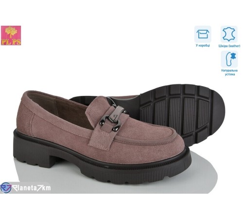 Туфлі жіночі на весну/осінь (6 пар р.36-40) коричневий  "PLPS"