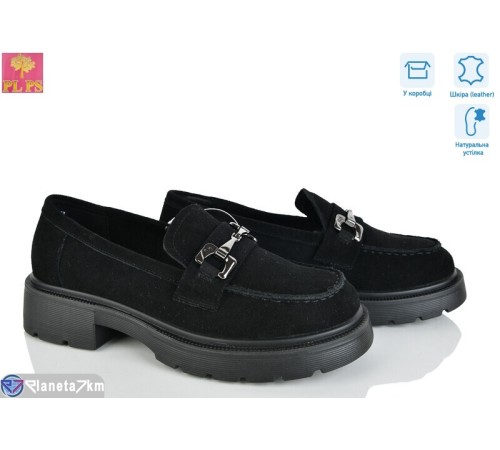 Туфлі жіночі на весну/осінь (6 пар р.36-40) чорний  "PLPS"