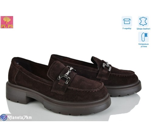 Туфлі жіночі на весну/осінь (6 пар р.36-40) коричневий  "PLPS"
