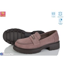 Туфлі жіночі на весну/осінь (6 пар р.36-40) коричневий  "PLPS"