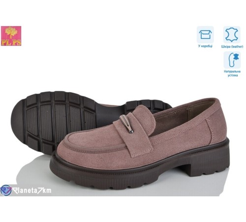 Туфлі жіночі на весну/осінь (6 пар р.36-40) коричневий  "PLPS"