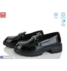 Туфлі жіночі на весну/осінь (6 пар р.36-40) чорний  "PLPS"