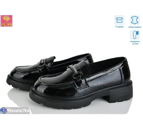 Туфлі жіночі на весну/осінь (6 пар р.36-40) чорний  "PLPS"