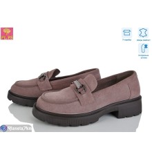 Туфлі жіночі на весну/осінь (6 пар р.36-40) коричневий  "PLPS"