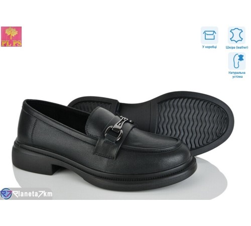 Туфлі жіночі на весну/осінь (6 пар р.36-40) чорний  "PLPS"