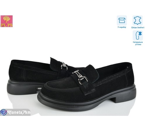 Туфлі жіночі на весну/осінь (6 пар р.36-40) чорний  "PLPS"