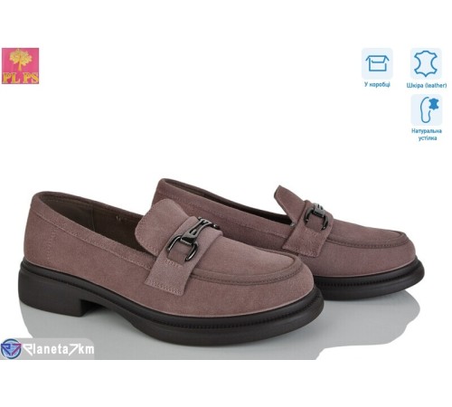 Туфлі жіночі на весну/осінь (6 пар р.36-40) коричневий  "PLPS"