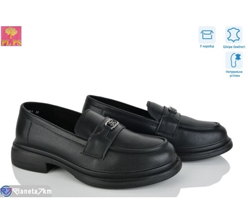 Туфлі жіночі на весну/осінь (6 пар р.36-40) чорний  "PLPS"