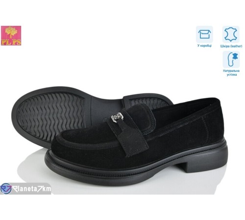 Туфлі жіночі на весну/осінь (6 пар р.36-40) чорний  "PLPS"