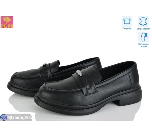 Туфлі жіночі на весну/осінь (6 пар р.36-40) чорний  "PLPS"