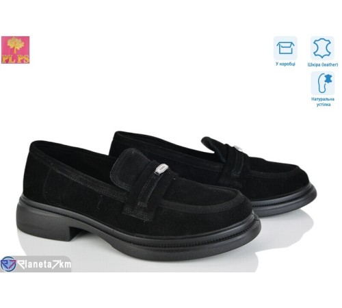 Туфлі жіночі на весну/осінь (6 пар р.36-40) чорний  "PLPS"